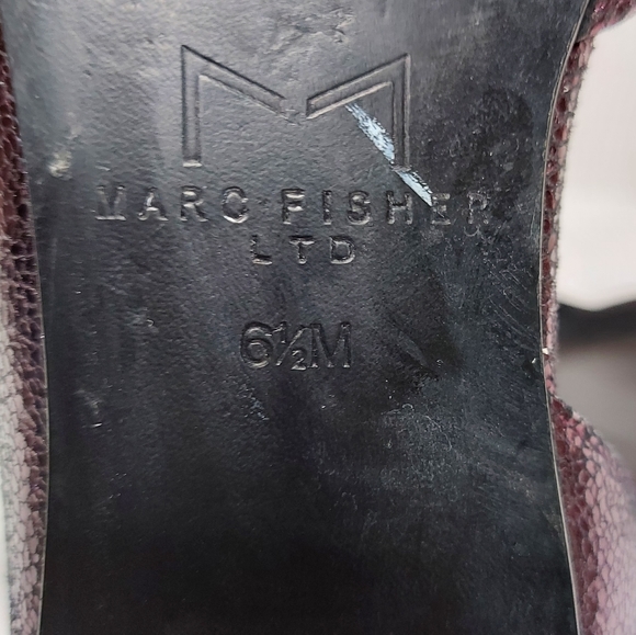 Marc Fisher Sunny d'orsay leather flat shoes - Picture 12 of 12